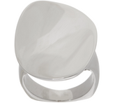 Bronzo Italia Organic Oval Bronze Ring, Size 6